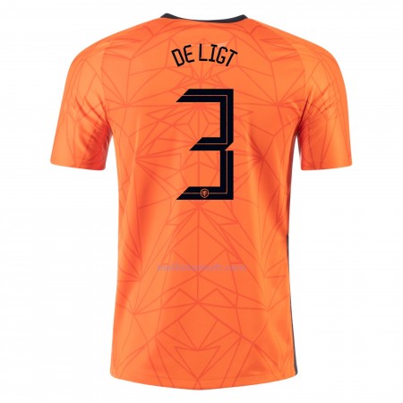 Maillot de Foot Pays-Bas MATTHIJS DE LIGT 3 Domicile UEFA EURO 2020
